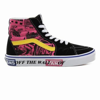 Damske Kotnikove Tenisky Vans Lady Vans Sk8-Hi Ruzove/Biele VA53WLOKN